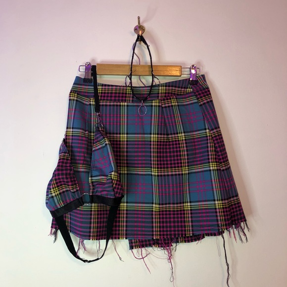 Gothic plaid matching set - Picture 2 of 2